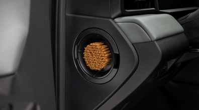 Side Storage Boot Brush + Ice Scraper