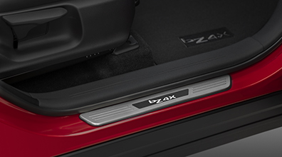 Umbrales de las puertas iluminados