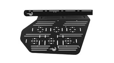 Panel de accesorio de ventana Prinsu OG Pro Rack para el lado del pasajero.