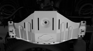 Placa protectora para el diferencial trasero