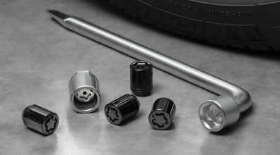 Alloy Wheel Locks: Black