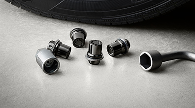 Alloy Wheel Locks: Black