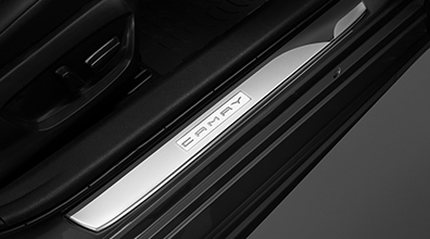 Umbrales de las puertas iluminados