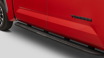 TRD Cast Aluminum Running Boards: Double Cab