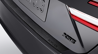 Capa protectora para el paragolpes trasero: Negra