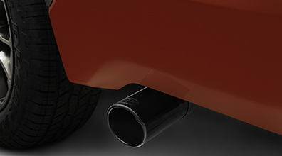 Exhaust Tip: Black Chrome