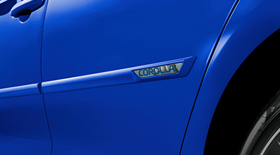 Emblema Corolla para la moldura lateral de carrocería