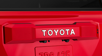 Chrome TOYOTA Badge Tailgate Insert