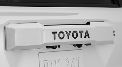 Black TOYOTA Badge Tailgate Insert