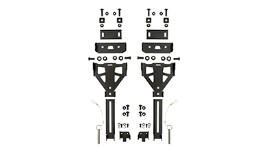 Pelican XBEDMT-002-BLK Cross Bed Mount 