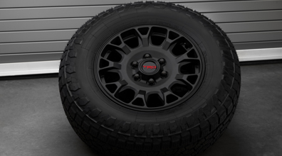 Rueda TRD de 18 plg: Negras (incluye 4 ruedas)